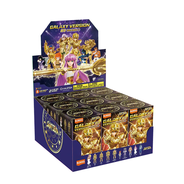 Blokees Saint Seiya Versión Galaxy Caballeros Dorados Caja Sorpresa