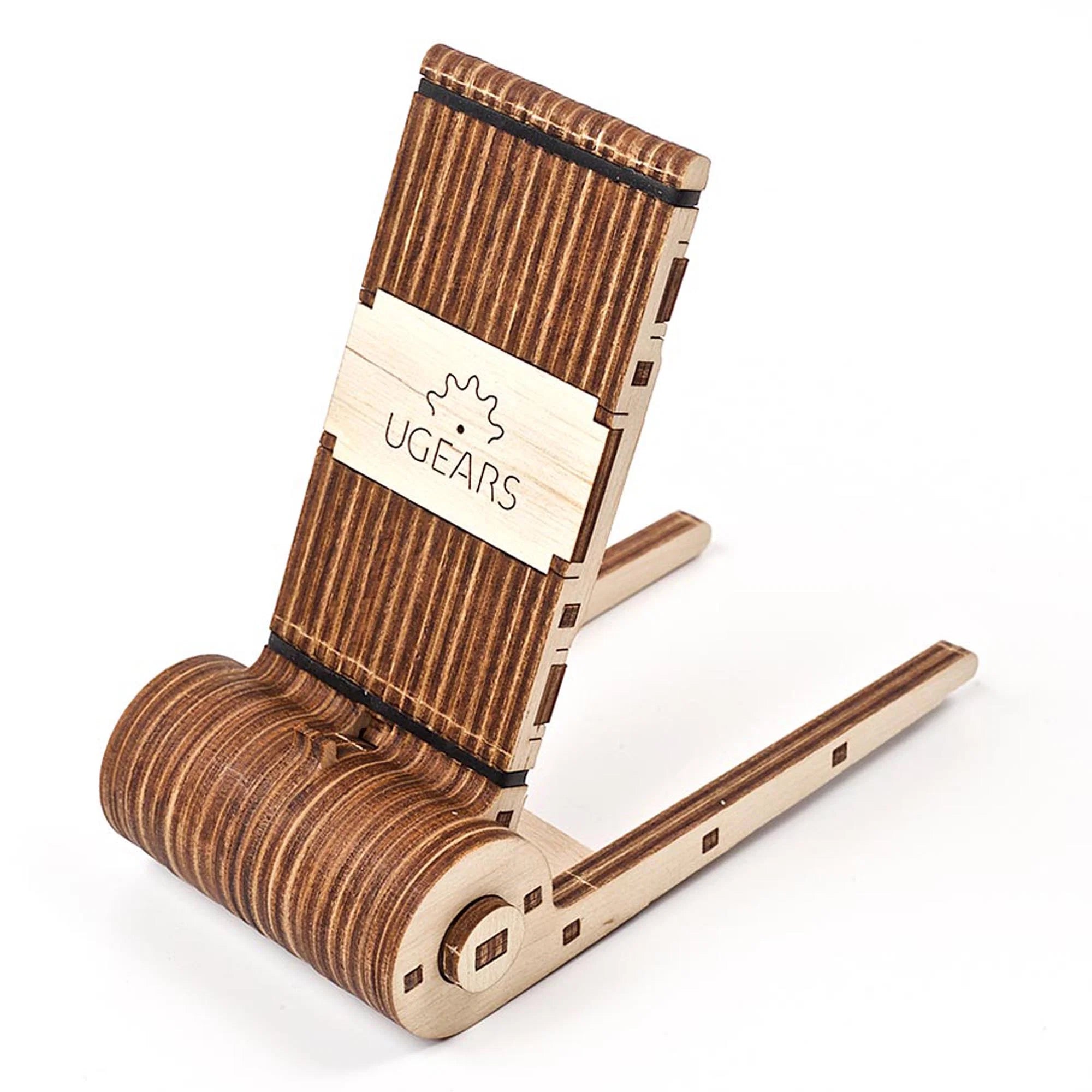 Ugears Porta Celular Plegable | Soporte 3D de Madera