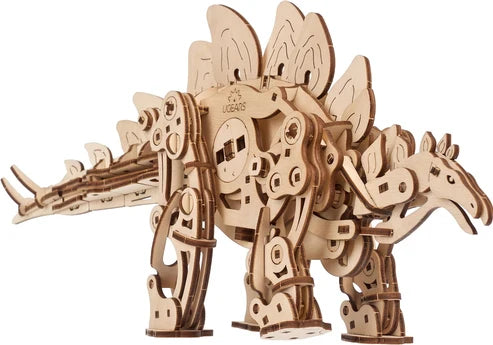Ugears Stegosaurus | Dinosaurio Mecánico 3D de Madera