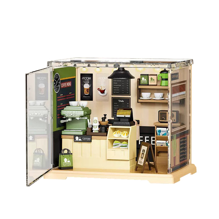 Mini Cafetería DIY - Rompecabezas 3D (504)