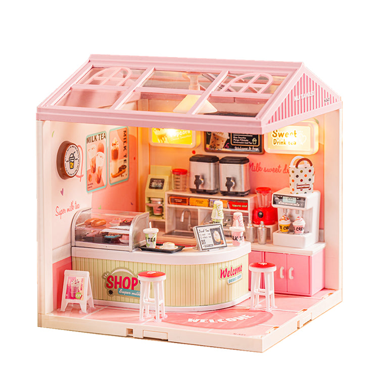 Mini Big City - Casa de Té Rosada DIY - Rompecabezas 3D (0411)