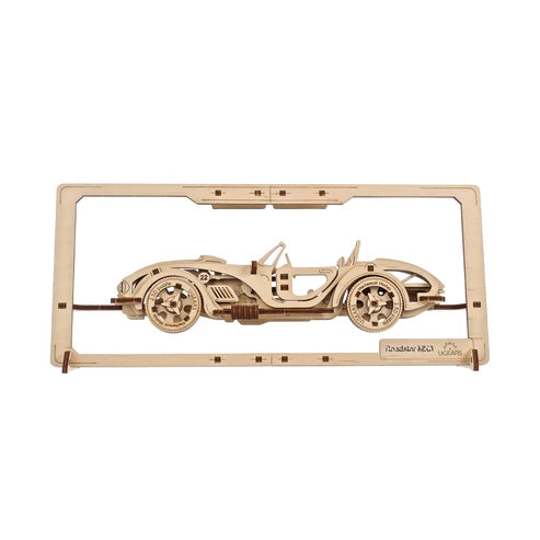 Ugears Roadster MK3 2.5D | Puzzle de Madera con Partes Móviles