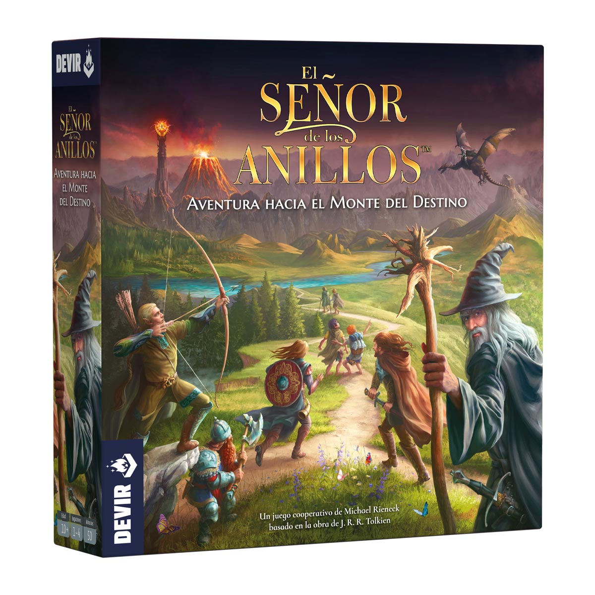 Juego de Mesa El Señor de los Anillos Aventura Hacia El Monte del Destino