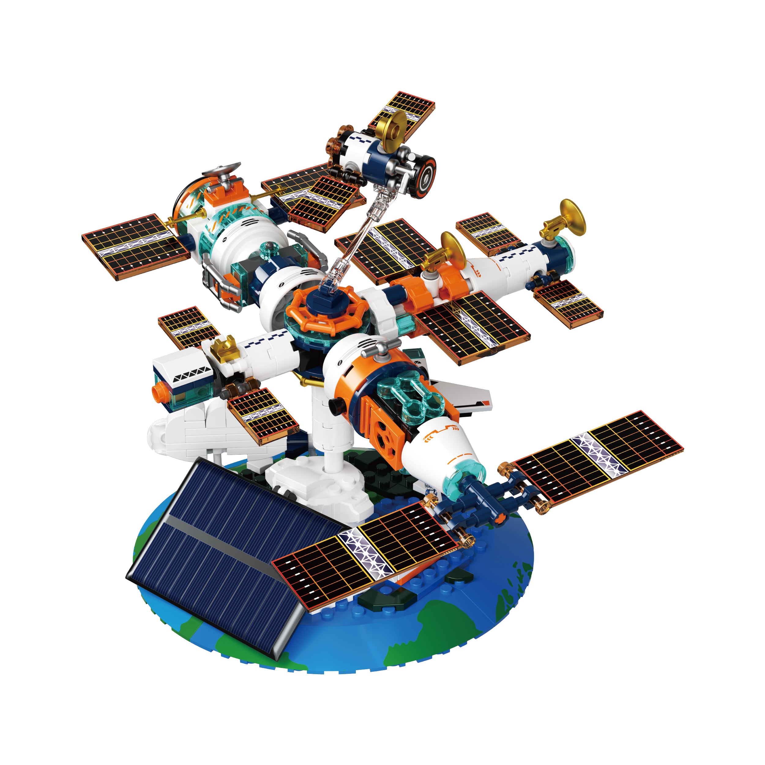 Estacion Espacial Solar - Bloques de Construcción del Espacio