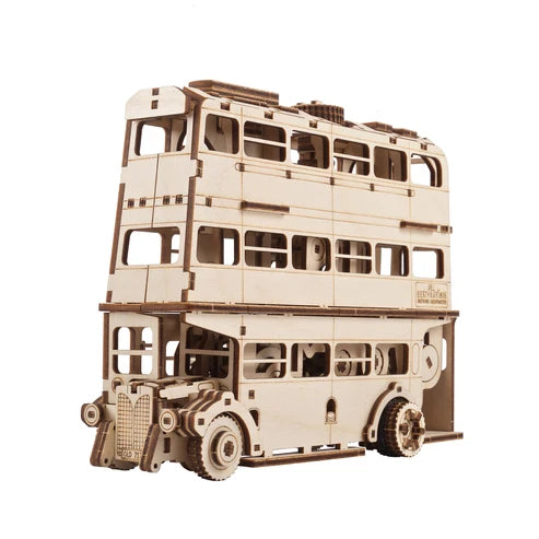 Ugears Harry Potter Autobús Noctámbulo | Maqueta Mecánica 3D de Madera