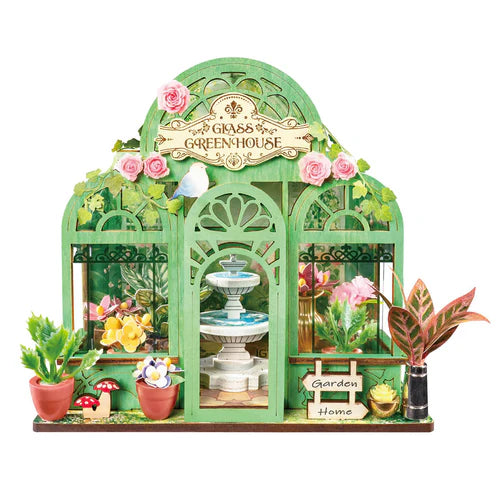 Kit Armable Miniatura Rolife Green Fountain Garden DS049