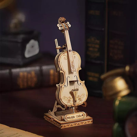 Cello - Mini Chelo - Maqueta de Madera Rolife