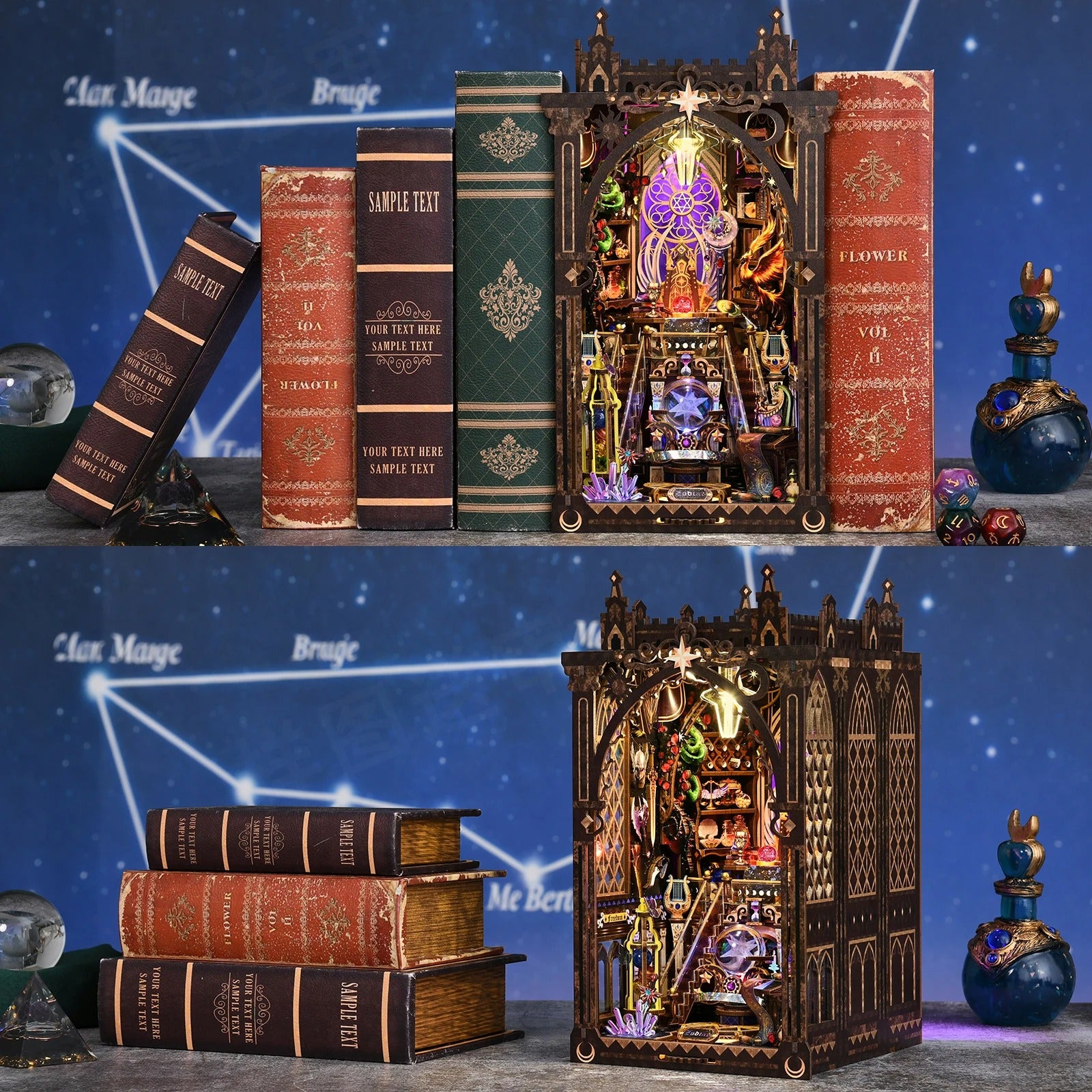 Separador de libros - Mystic Zodiac - Booknook  (CH07)