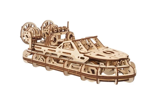 Ugears Hovercraft de Rescate | Maqueta Mecánica 3D de Madera