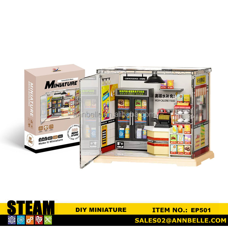 Mini Almacén Vintage DIY - Rompecabezas 3D (501)