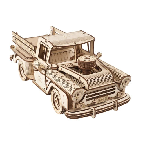 Ugears Pickup Lumberjack | Camioneta Mecánica 3D de Madera