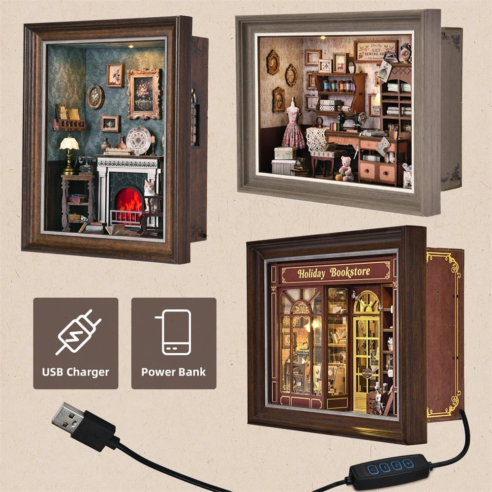 Separador de libros - Holidays Bookstore - Booknook  (ZR03)