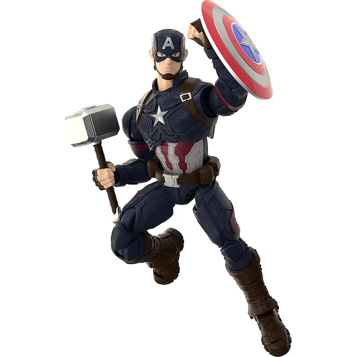 Blokees Marvel Saga Infinita Capitán América Figura Champion Class