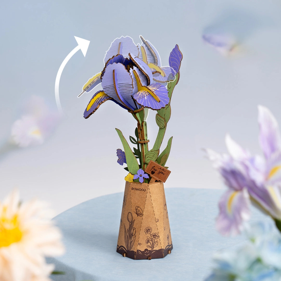 Flor de Madera Purple Iris (TW121)