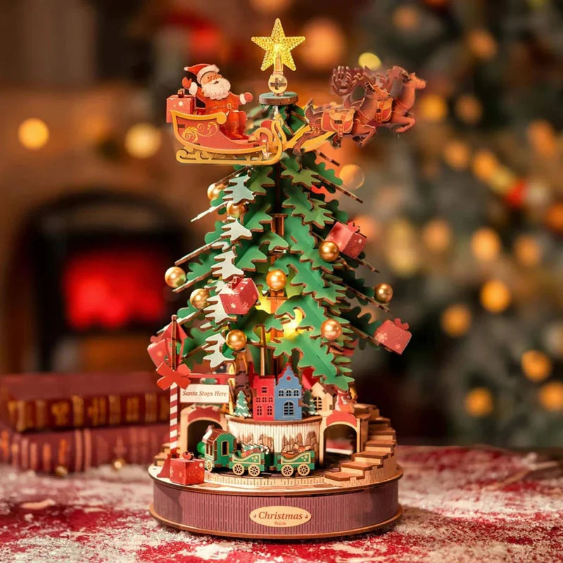 Árbol de Navidad Musical 3D - Miniatura Armable Christmas Melody Tree (Rolife)