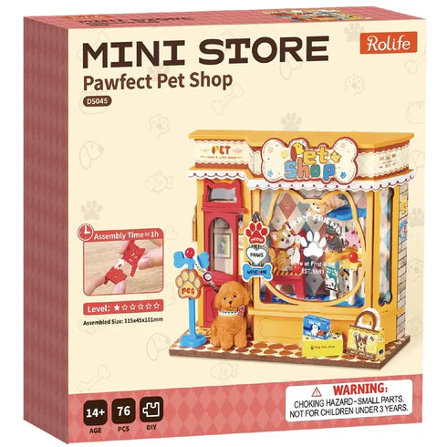 Kit Armable Rolife Pawfect Pet Shop Rolife