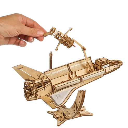 UGEARS Transbordador Espacial Discovery de la NASA - Puzzle 3D de Tensegridad