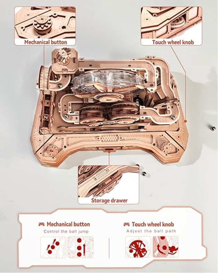 Marble Run Challenge - Laberinto de Bolas 3D Interactivo (ROKR Gear Ball)