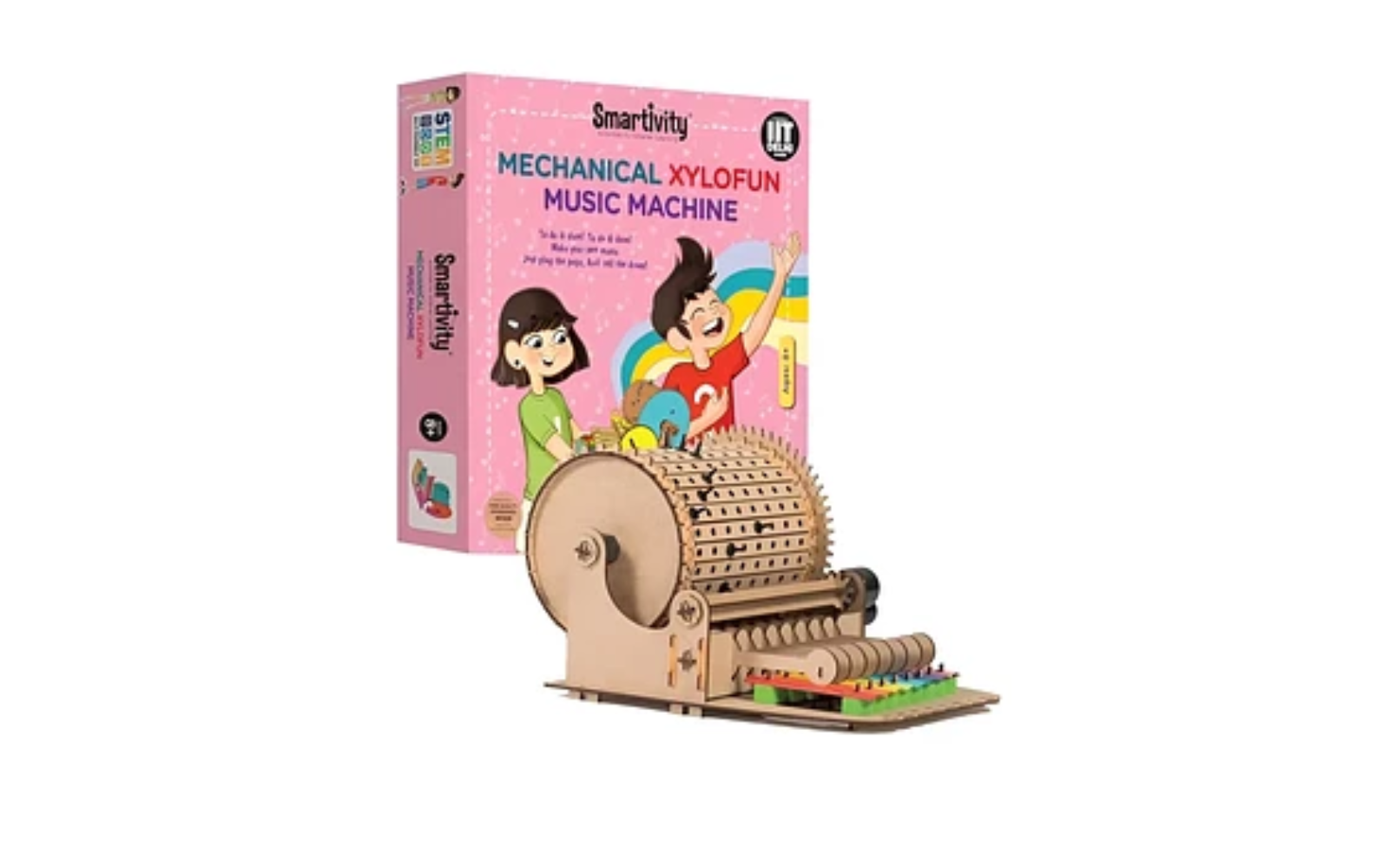 Smartivity Xilófono Mecánico (Mechanical Xylofun) - Kit STEM de Madera