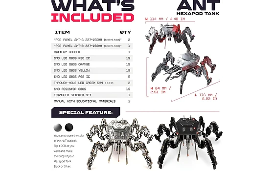 HEXAPOD TANK ANT001: Estabilidad Insuperable y Poder CyberPunk