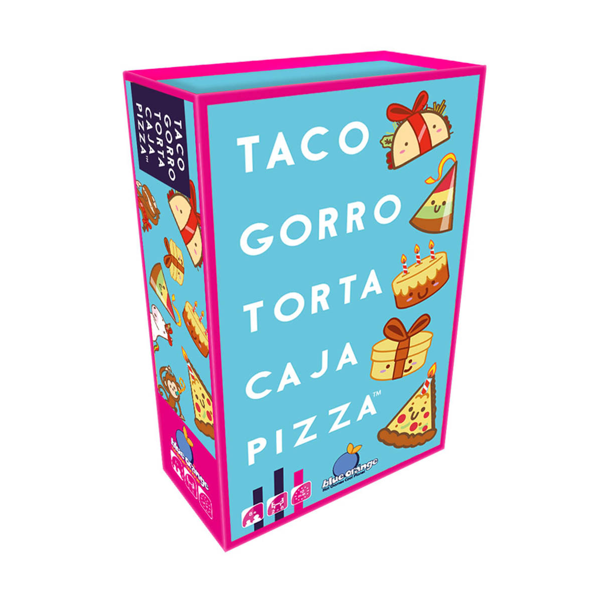 Taco Gorro Torta Caja Pizza - Juego de Cartas Rápido y Divertido