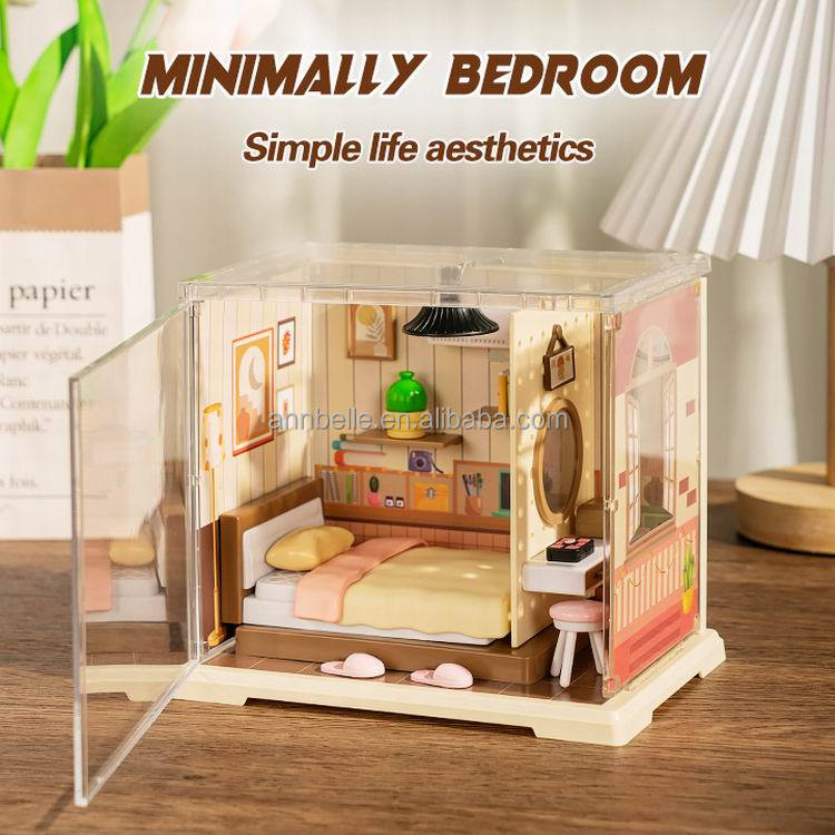 Mini Dormitorio Moderno DIY - Rompecabezas 3D (502)