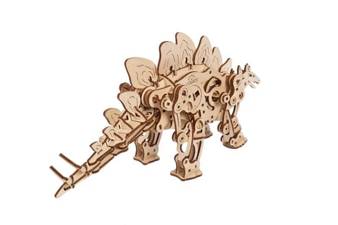 Ugears Stegosaurus | Dinosaurio Mecánico 3D de Madera