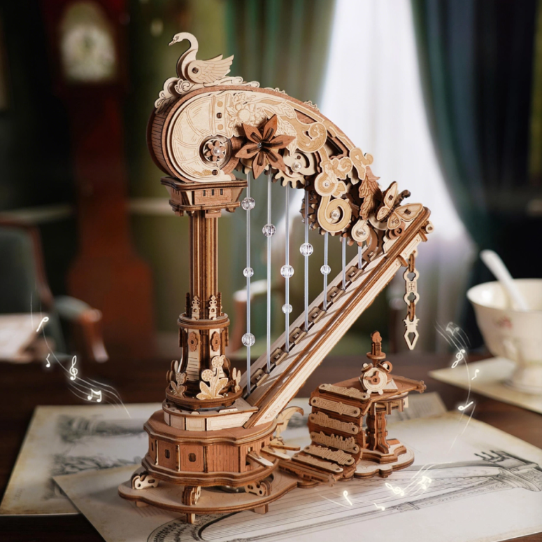 Caja Musical 3D Magic Harp (AMK71)