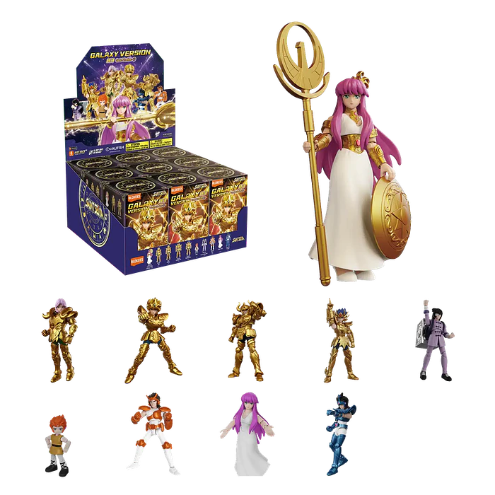 Blokees Saint Seiya Versión Galaxy Caballeros Dorados Caja Sorpresa