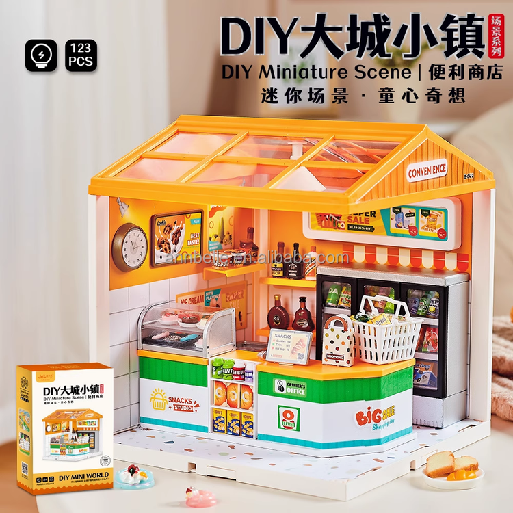 Mini Big City - Tienda de Barrio DIY - Rompecabezas 3D (0412)