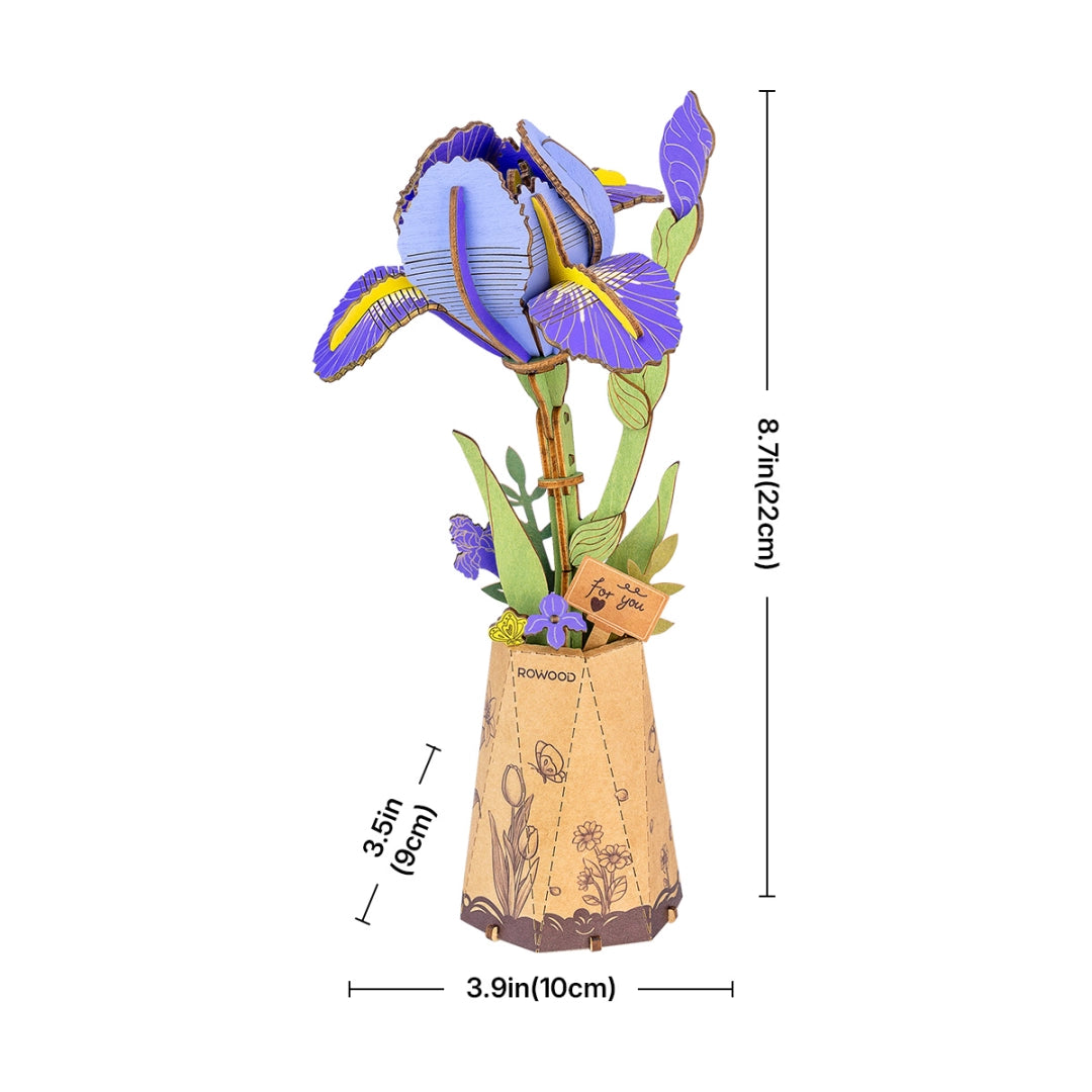 Flor de Madera Purple Iris (TW121)