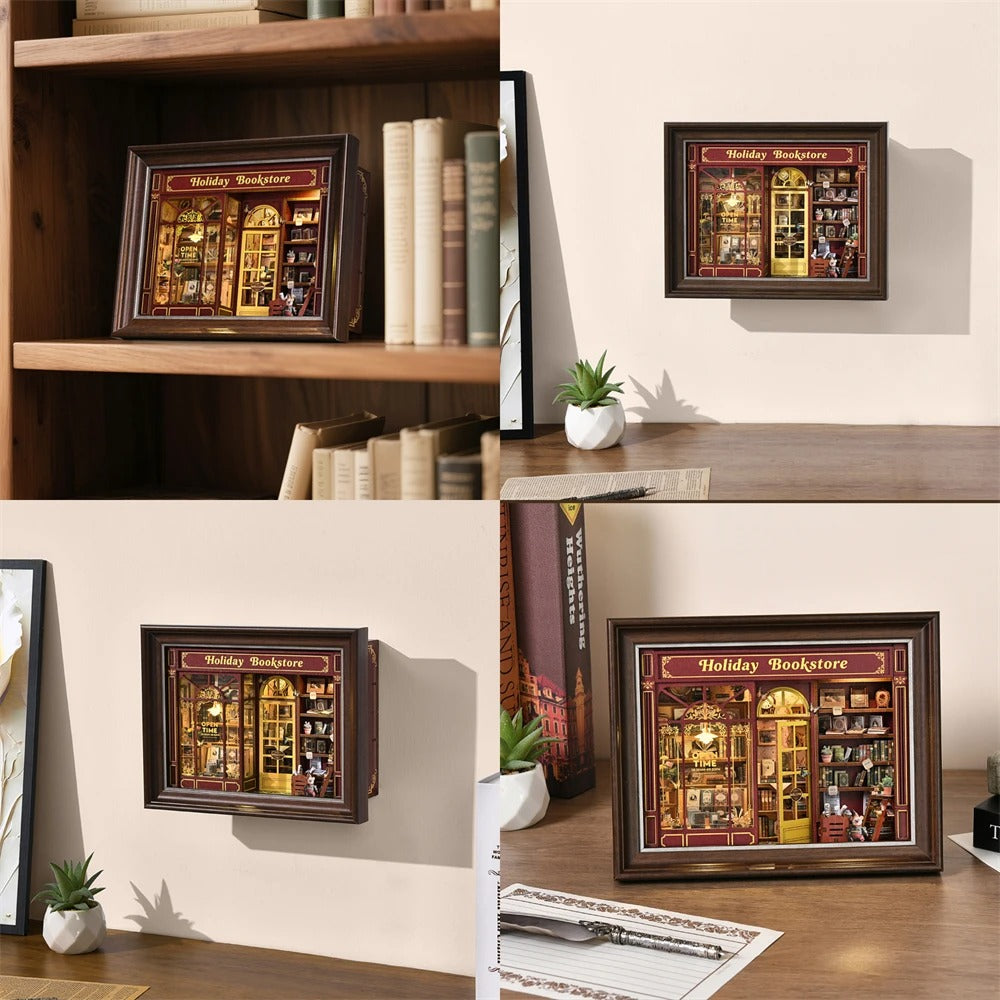 Separador de libros - Holidays Bookstore - Booknook  (ZR03)