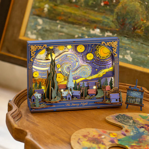 Arte Mural 3D The Starry Night (TH003)