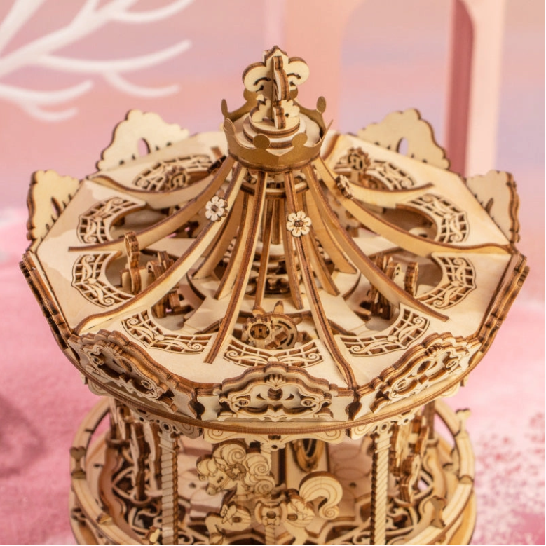Caja Musical 3D Romantic Carousel (AMK62)