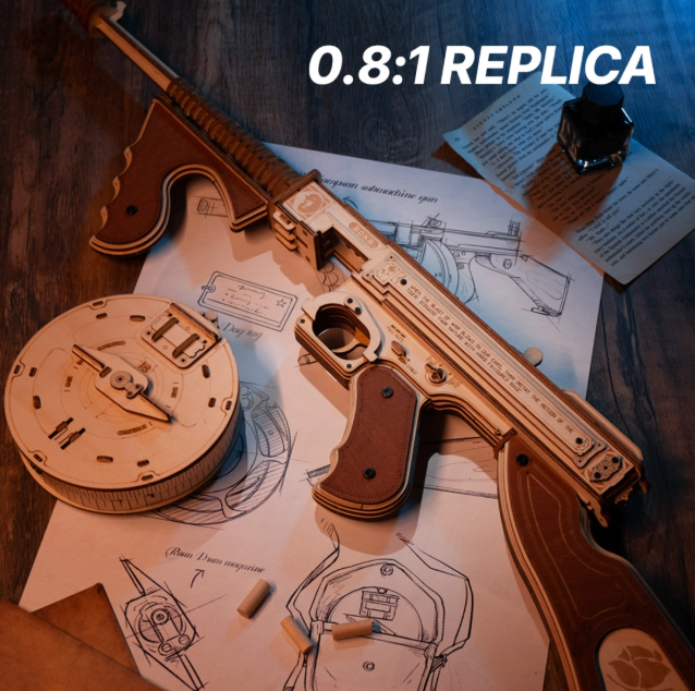 Puzzle 3D Thompson Submachine Gun (LQB01)