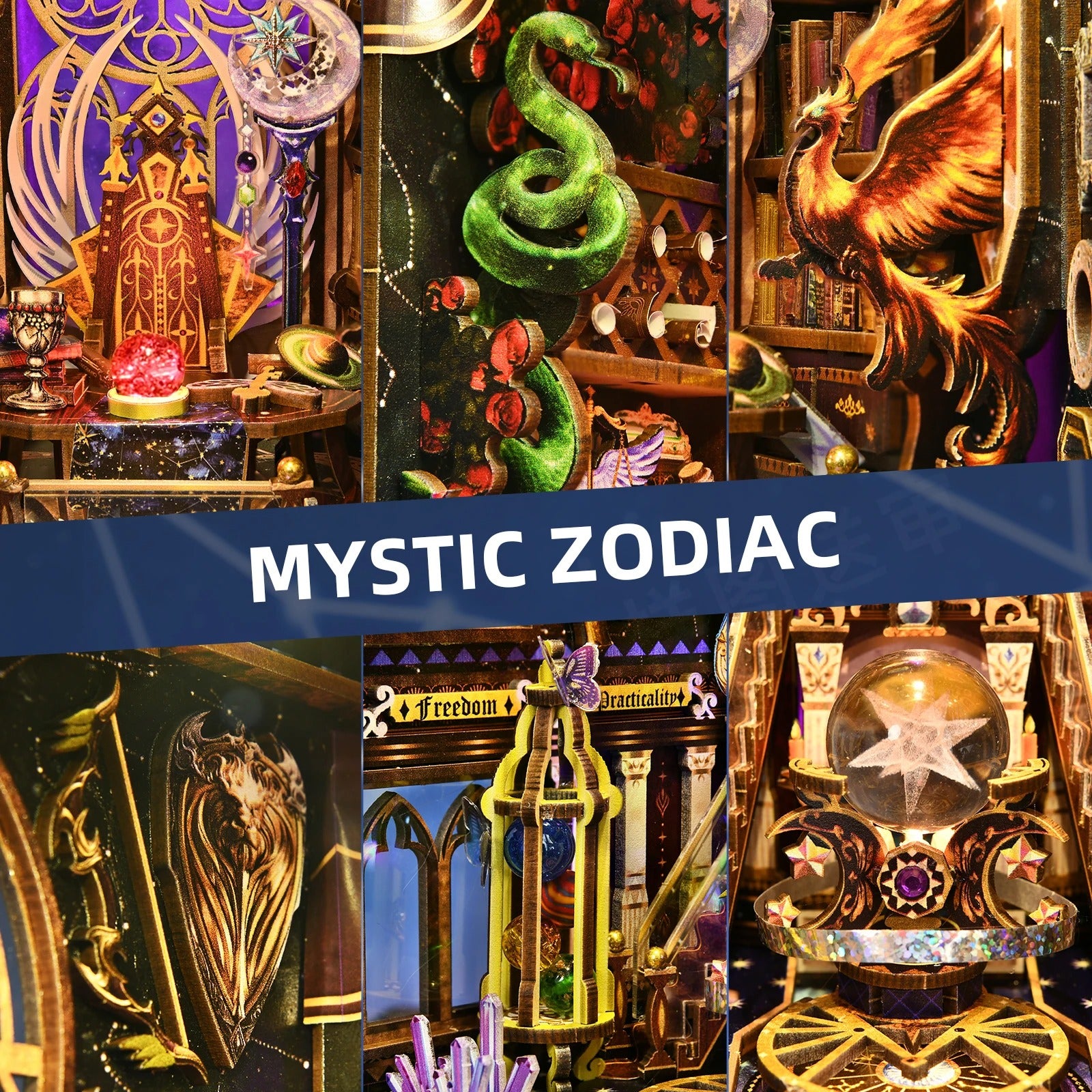 Book Nook Mystic Zodiac
