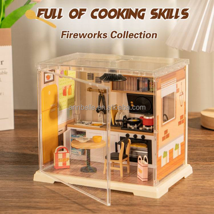 Mini Cocina Familiar DIY - Rompecabezas 3D (503)