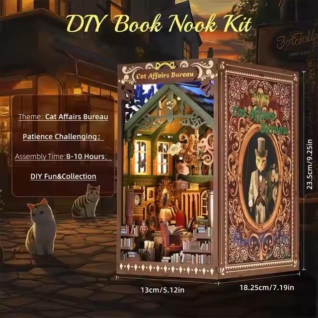 Separador de libros - Cat Affair - Booknook  (SL09)