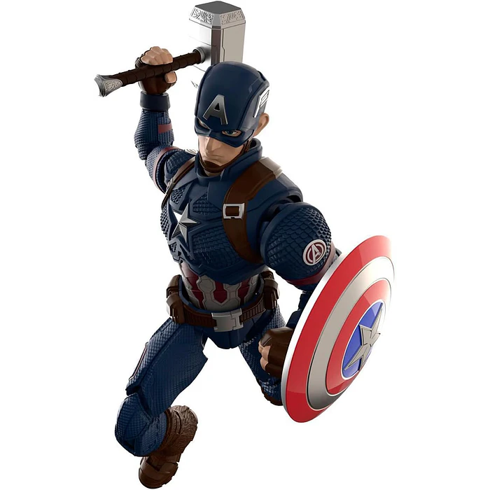 Blokees Marvel Saga Infinita Capitán América Figura Champion Class