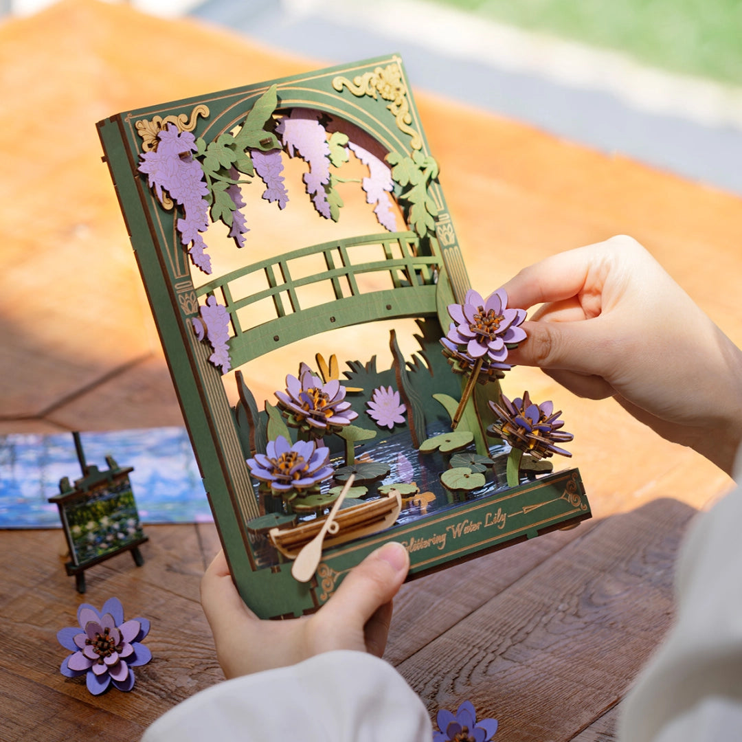 Puzzle Floral 3D Glittering Water Lily (TH001)