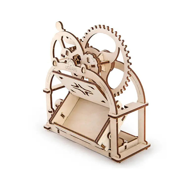 Ugears Caja Mecánica de Madera | Puzzle 3D con Apertura Mecánica