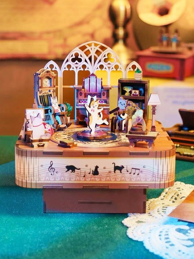 Fiesta de Gatitos - Caja Musical de Gatos - Tonecheer