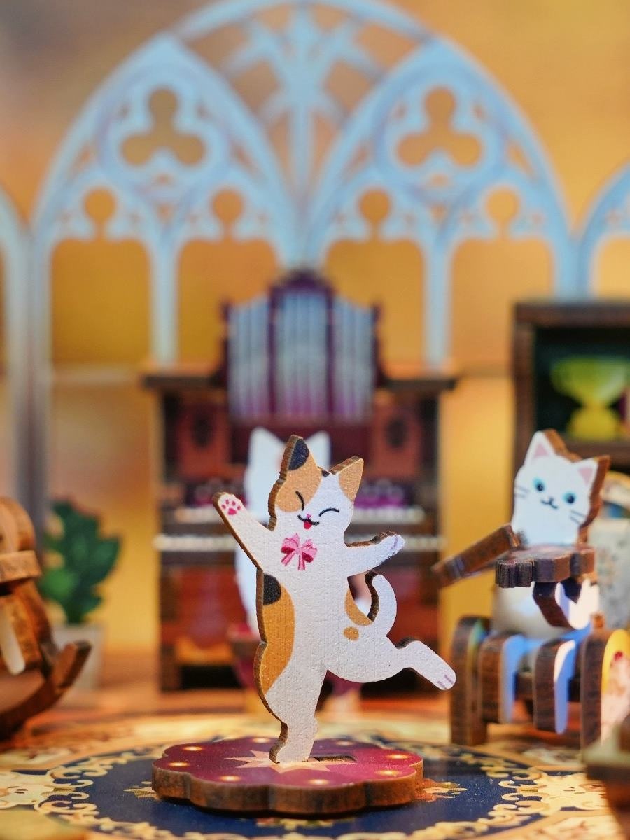 Fiesta de Gatitos - Caja Musical de Gatos - Tonecheer