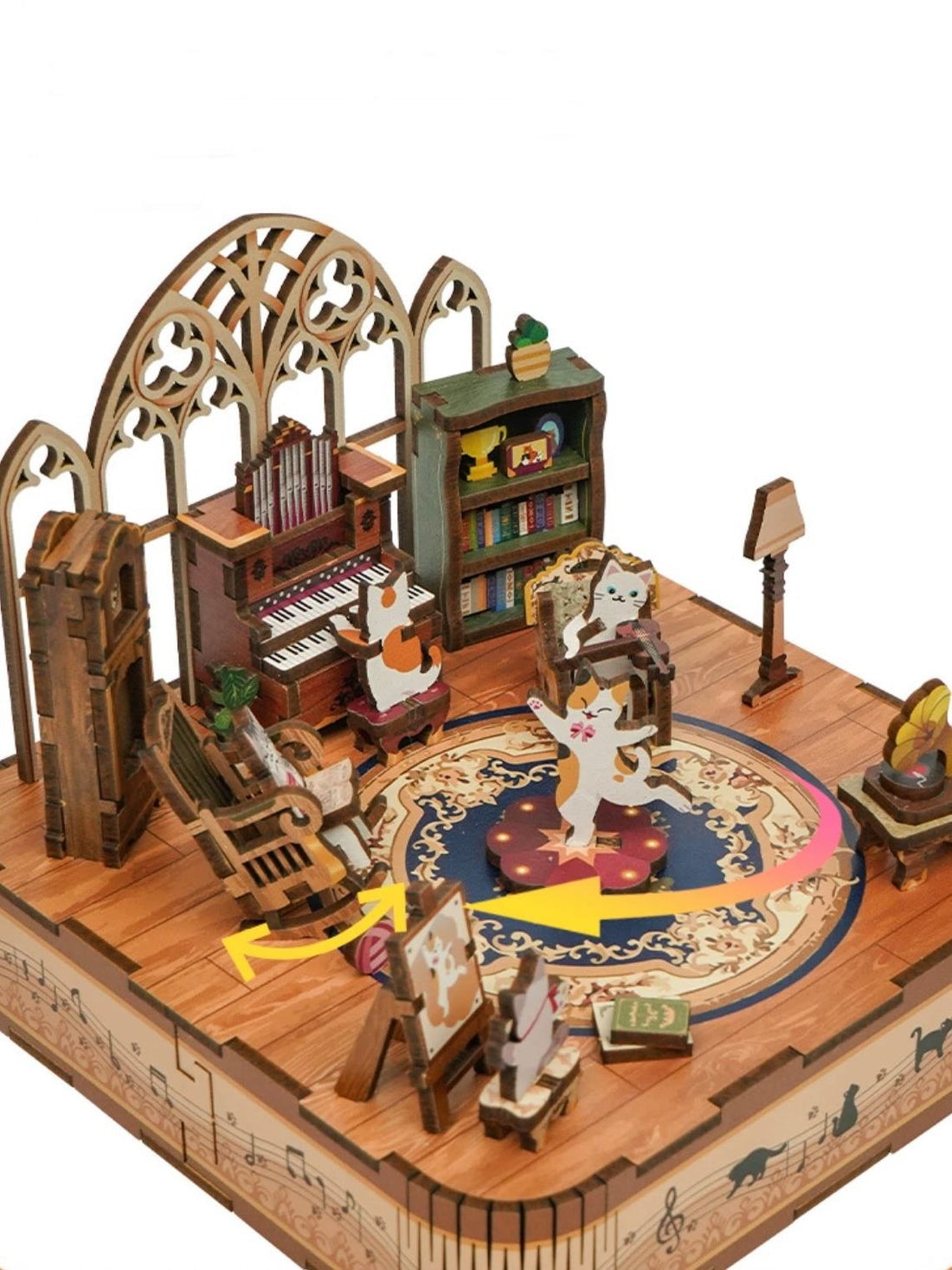 Fiesta de Gatitos - Caja Musical de Gatos - Tonecheer