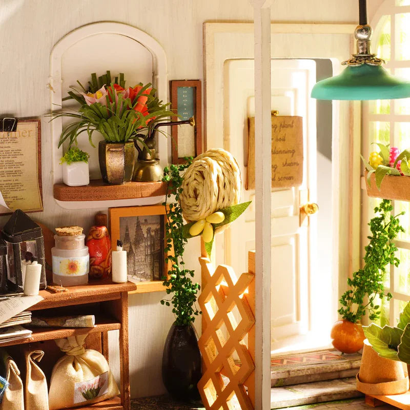 Miniatura DIY "Miller's Garden" - Invernadero para Armar (Robotime)