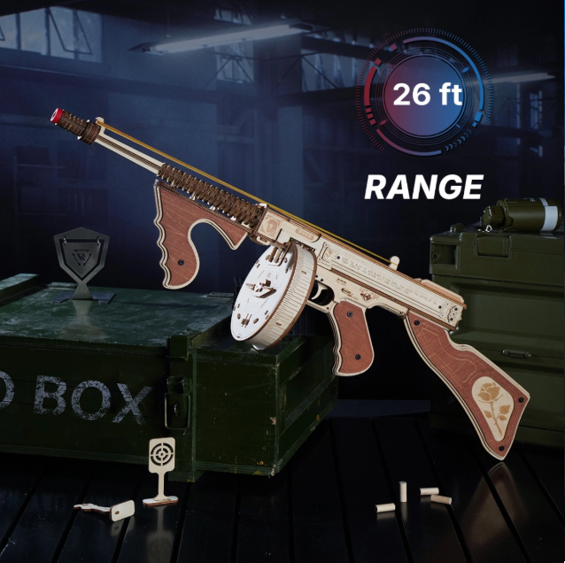 Puzzle 3D Thompson Submachine Gun (LQB01)