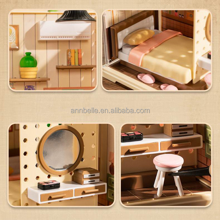 Mini Dormitorio Moderno DIY - Rompecabezas 3D (502)