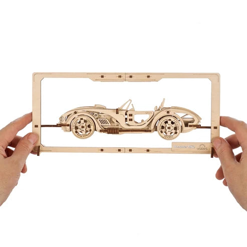 Ugears Roadster MK3 2.5D | Puzzle de Madera con Partes Móviles