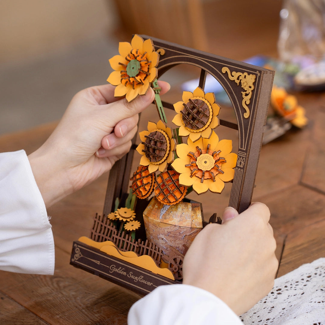 Puzzle Floral 3D Golden Sunflower (TH002)