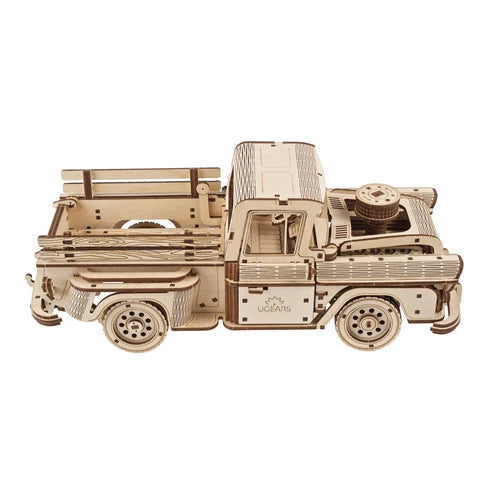 Ugears Pickup Lumberjack | Camioneta Mecánica 3D de Madera